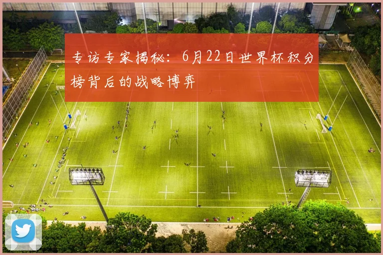 专访专家揭秘:6月22日世界杯积分榜背后的战略博弈
